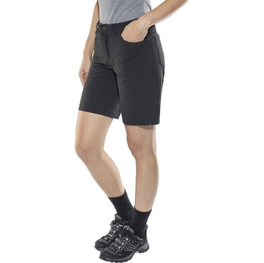 Patagonia Skyline Traveler 8" Flat Front Zip Shorts Size 10 Black 57925 EUC